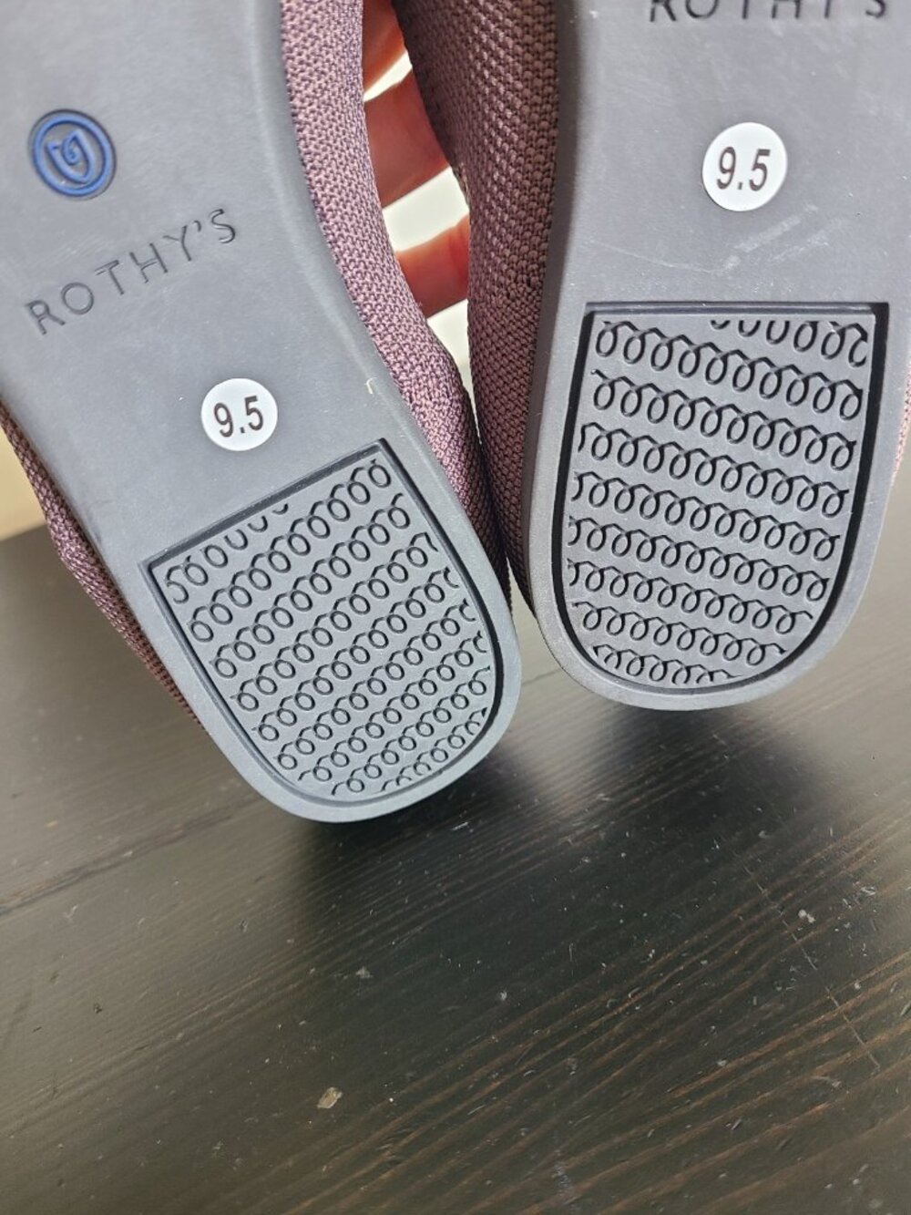 NWOT Rothy’s The Point Minl Brown Flats Shoes Size 9.5 - Picture 7 of 9